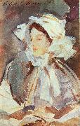 John Singer Sargent Lady in a Bonnet oil painting artist